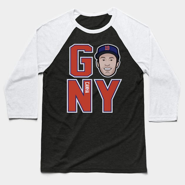 Mark Canha New York M Go Ny Baseball T-Shirt by caravalo